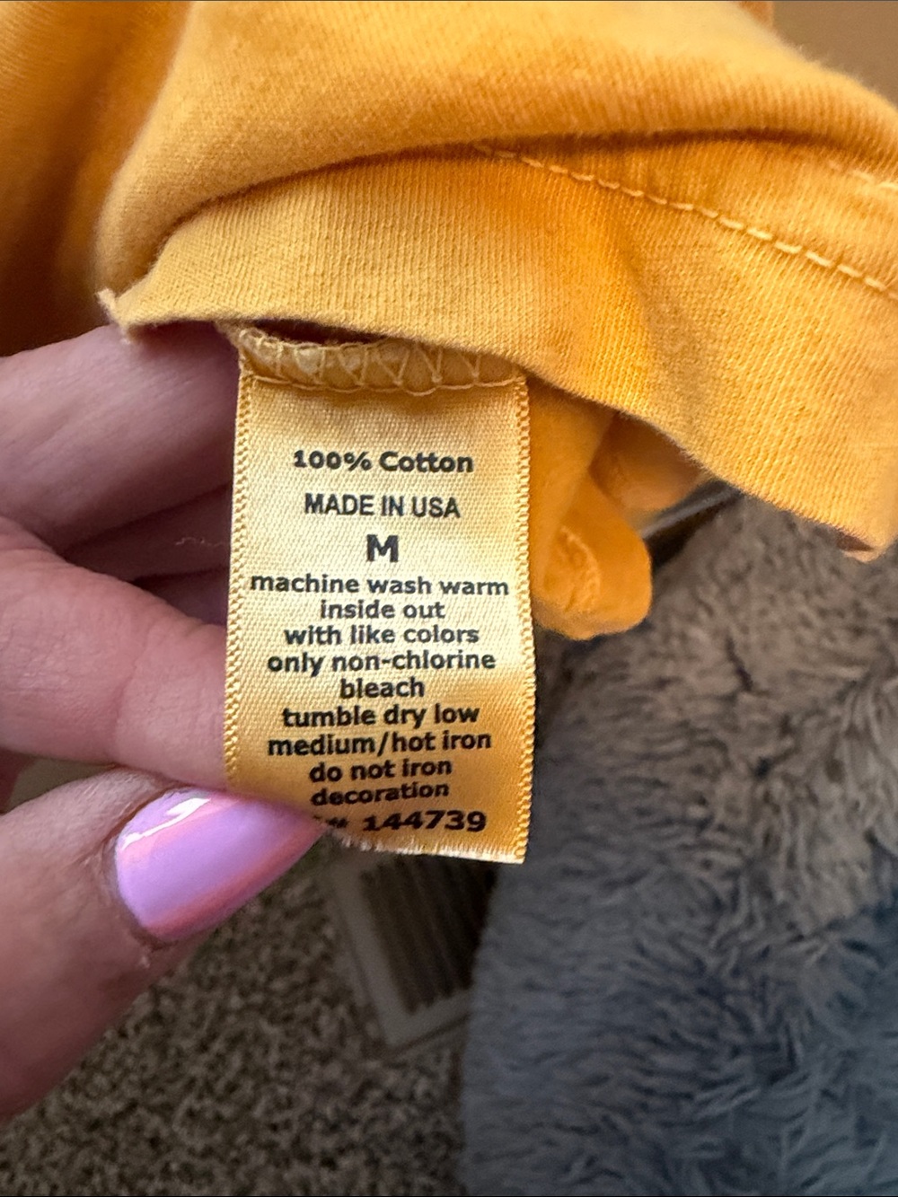 Not Lucky Yellow Graphic Tee - Picture 2 of 4